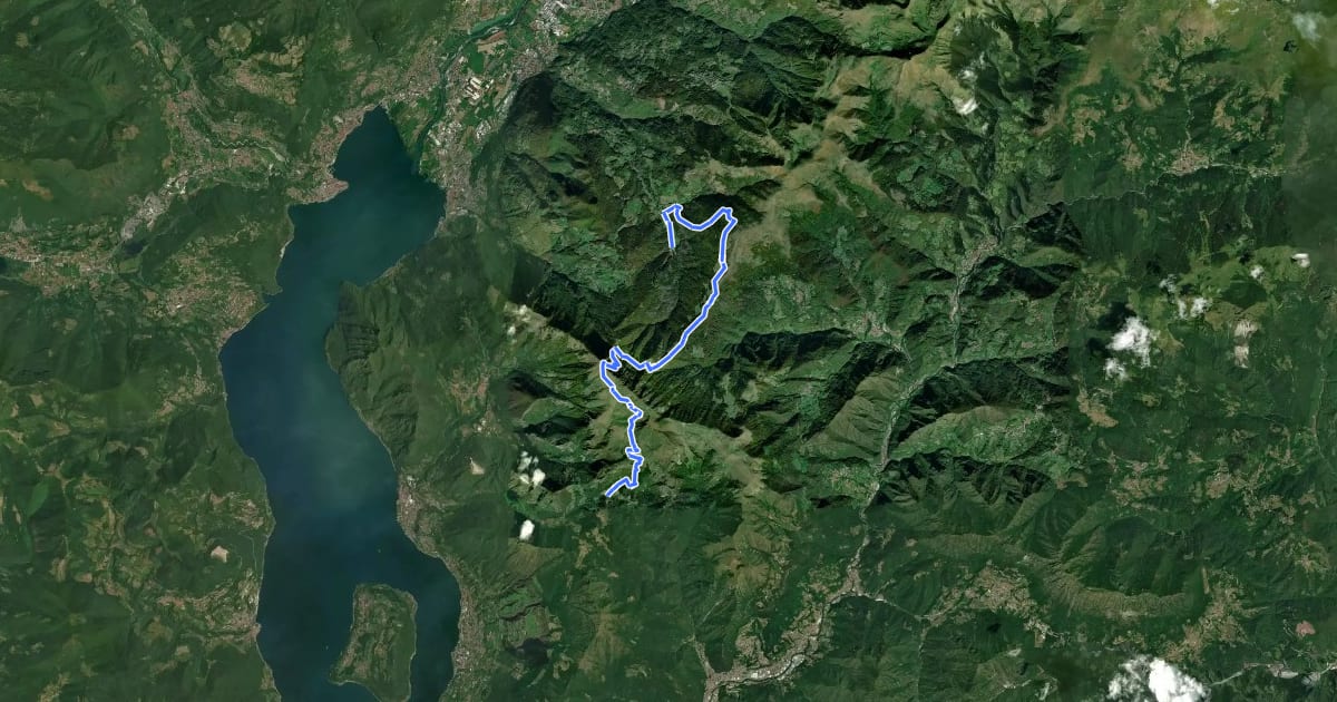 Маршрут Malghe in Rete - Trekking - Le Creste Tappa 2 на спутниковом снимке
