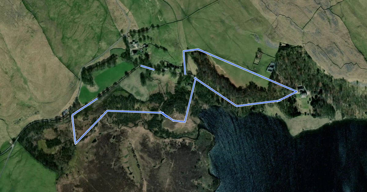 Маршрут Malham Tarn National Nature Reserve Walk, Malham на спутниковом снимке