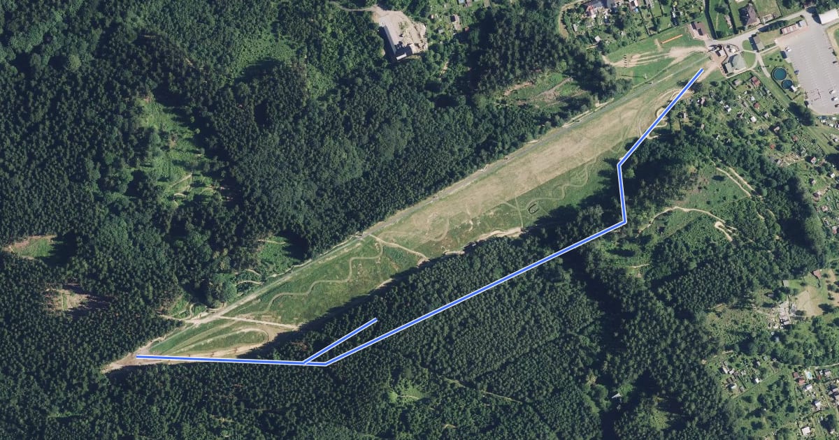 Маршрут Malinovka на спутниковом снимке