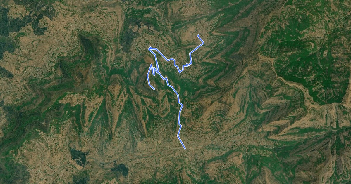 Маршрут Mangalgad Fort на спутниковом снимке