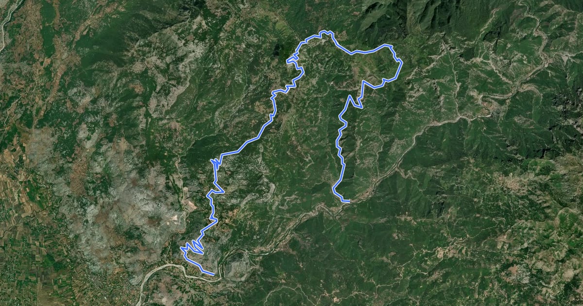 Маршрут Maranaj Park MTB на спутниковом снимке