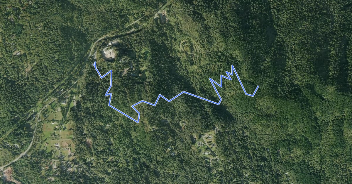 Маршрут Margaret's Way Trail на спутниковом снимке