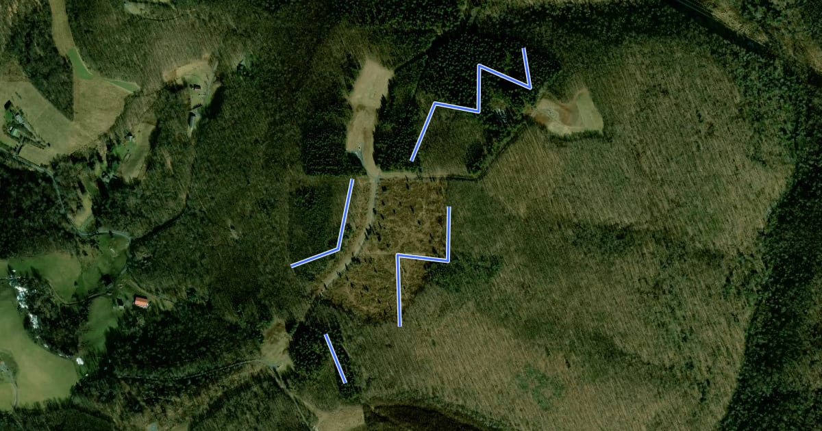 Маршрут Margraff Plantation - North Loop на спутниковом снимке