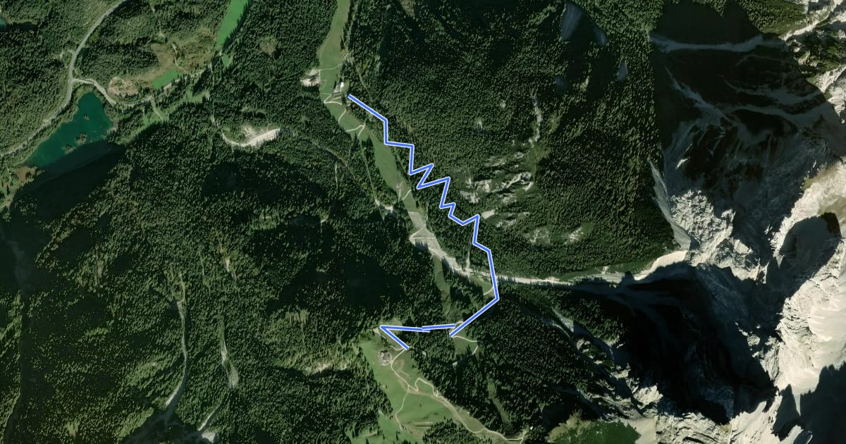 Маршрут Marienberg Trail на спутниковом снимке