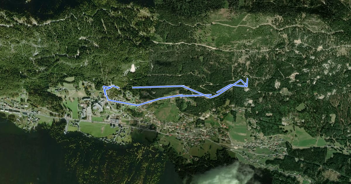 Маршрут Markus Stollen Weg на спутниковом снимке