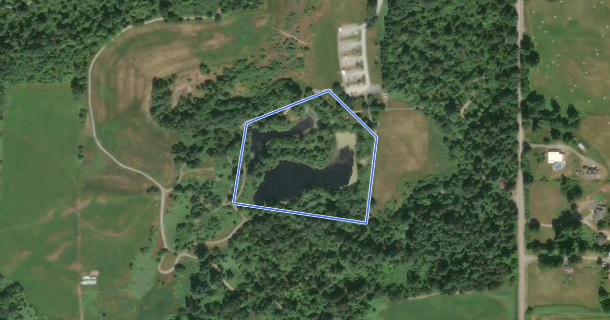 Маршрут Marsh Pond Loop на спутниковом снимке