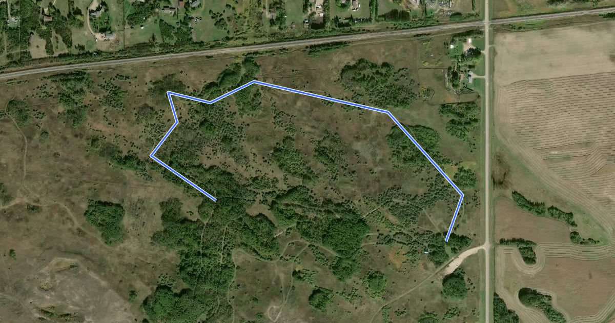 Маршрут Marsh Trail на спутниковом снимке