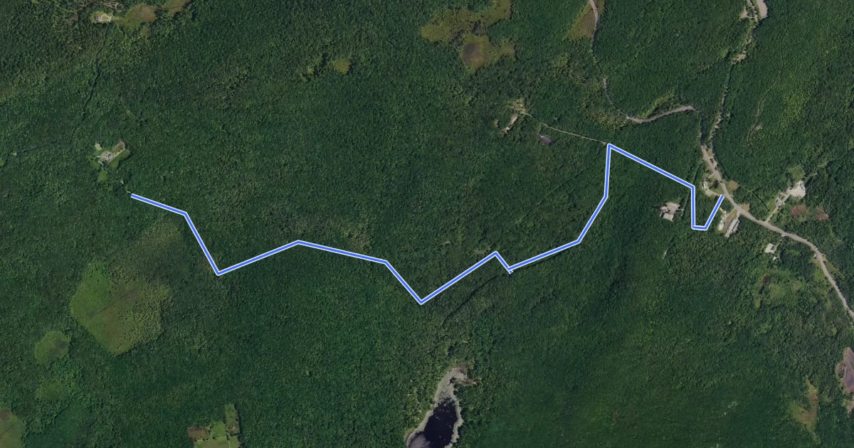 Маршрут Mashipacong Trail на спутниковом снимке