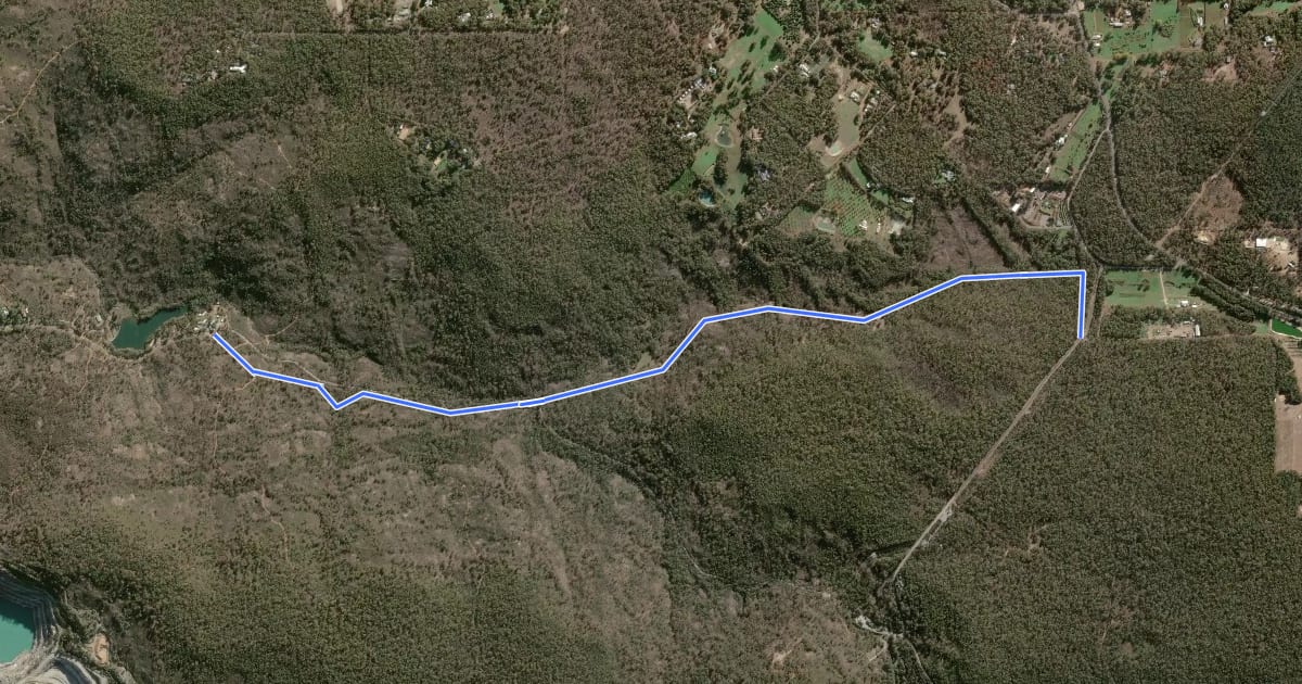Маршрут Mason Bird Heritage Trail на спутниковом снимке