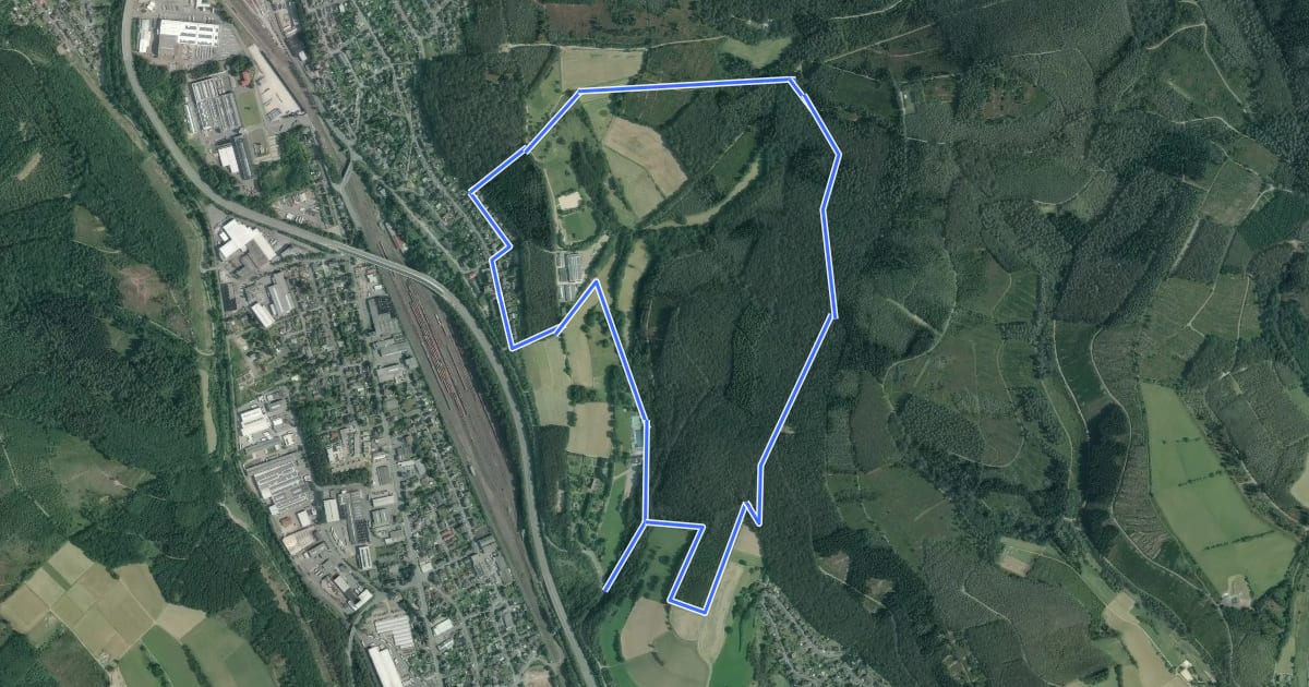 Маршрут Mattental Rundwanderweg A2 на спутниковом снимке
