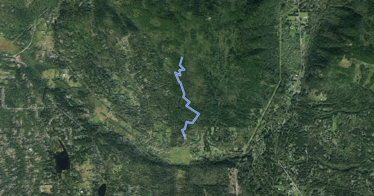 Маршрут May Valley Loop на спутниковом снимке