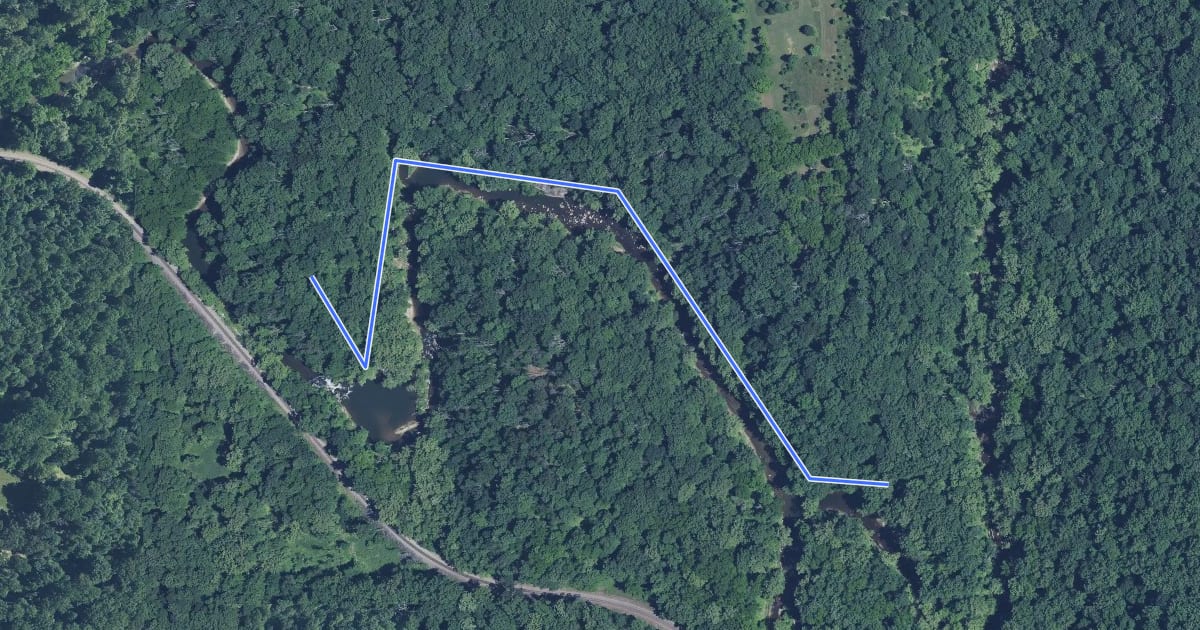 Маршрут McKeldin Falls Rapids Trail на спутниковом снимке