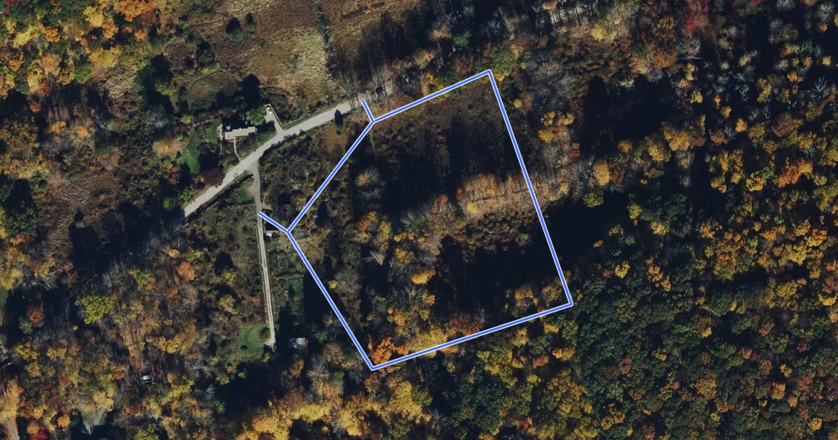 Маршрут Meadow Trail на спутниковом снимке