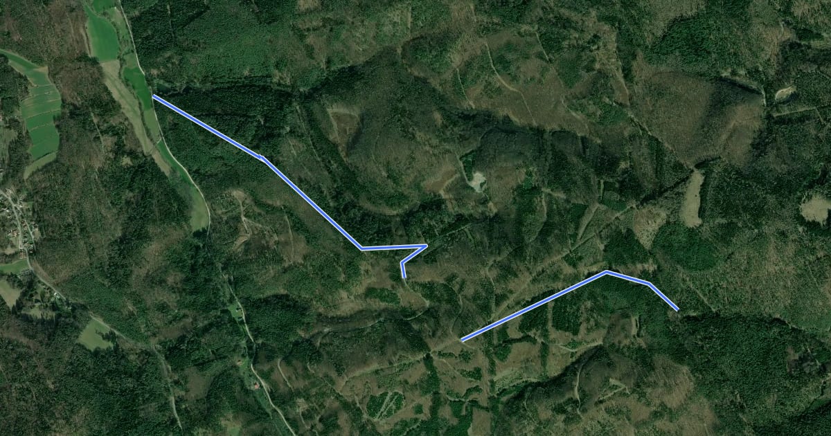 Маршрут Mehlberleiten - Gaisrücken - Mittereck на спутниковом снимке
