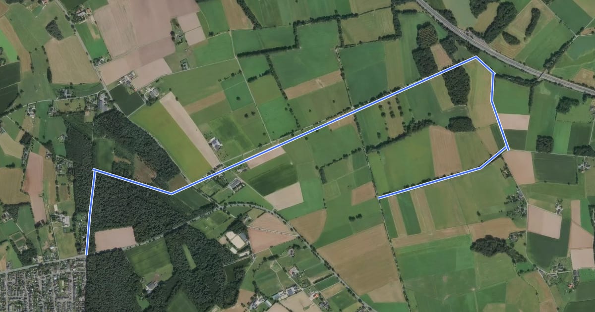 Маршрут Mehrhoog Rundweg A1 на спутниковом снимке