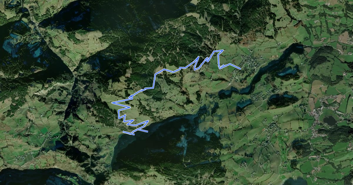 Маршрут Meiselsteinalm на спутниковом снимке