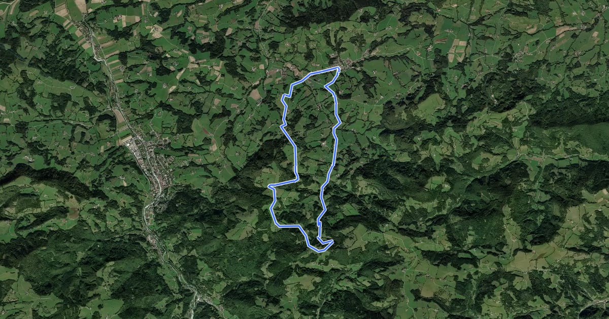 Маршрут Melkursprung (St. Georgen an der Leys) на спутниковом снимке