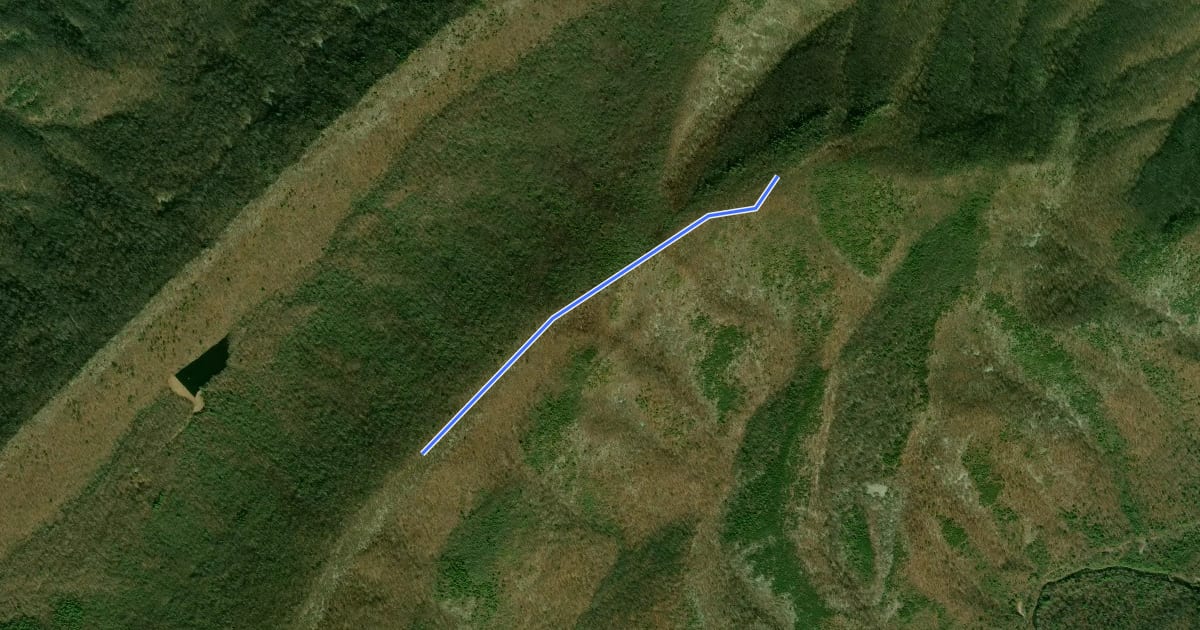 Маршрут Meneka Peak Trail на спутниковом снимке