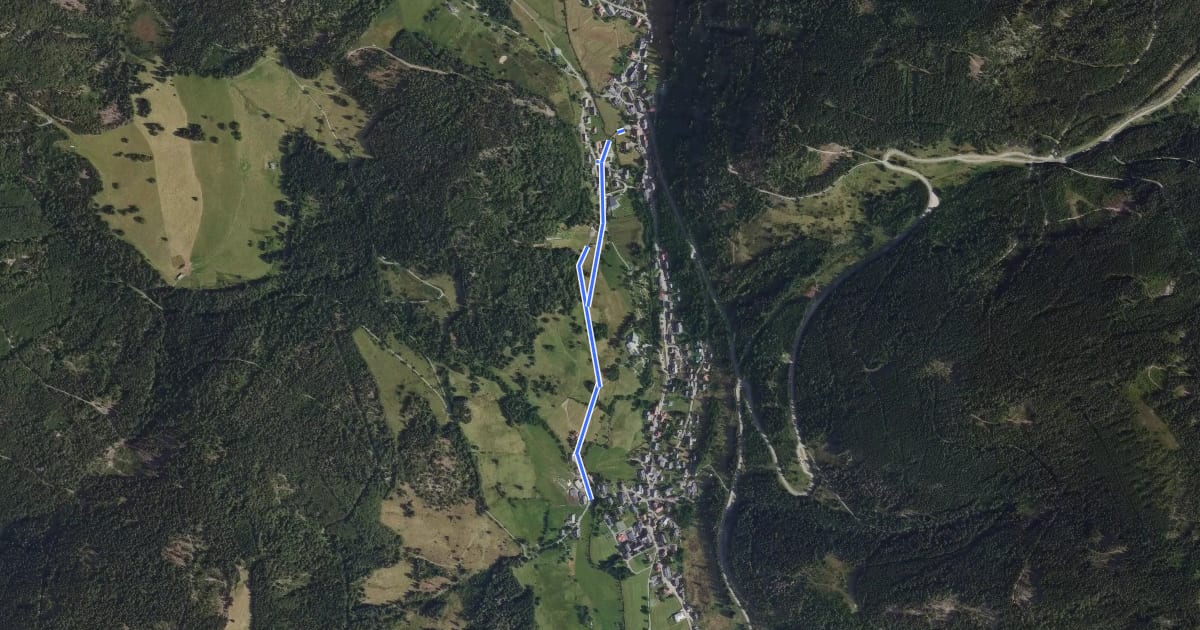 Маршрут Menzenschwand Rathaus - Menzenschwand Schwinbachweg на спутниковом снимке