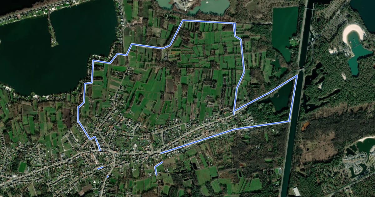 Маршрут Merenpad 7km на спутниковом снимке