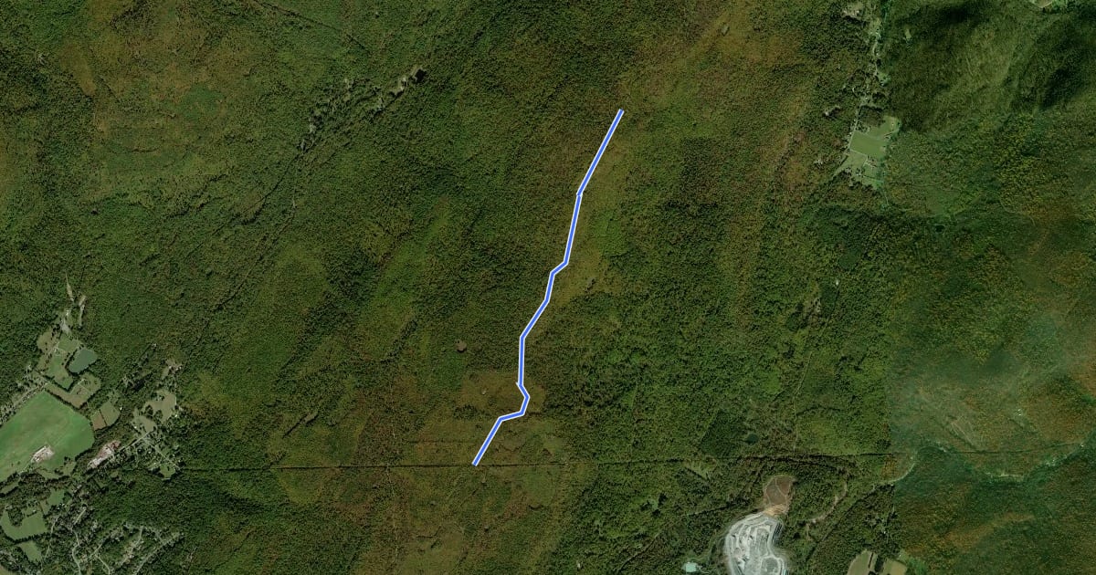 Маршрут Michaux - Heliport Trail на спутниковом снимке