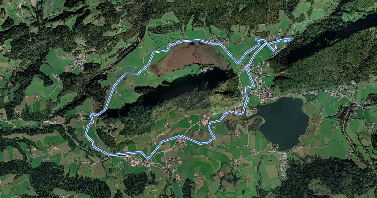 Маршрут Miesberg на спутниковом снимке