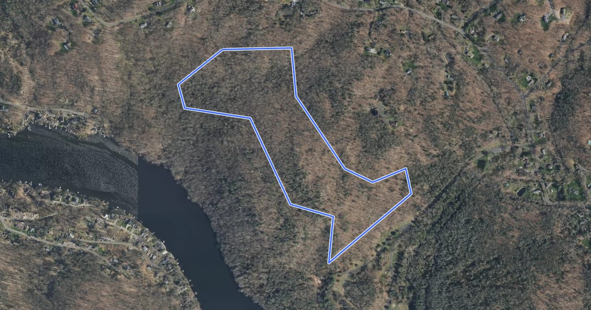 Маршрут Miller Trail на спутниковом снимке
