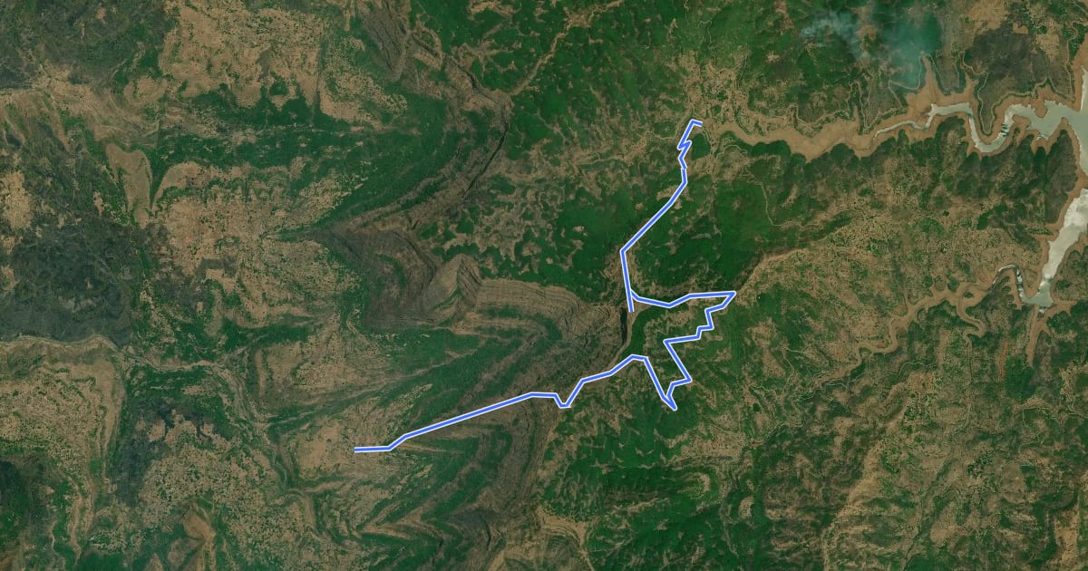 Маршрут Mohangad Fort на спутниковом снимке