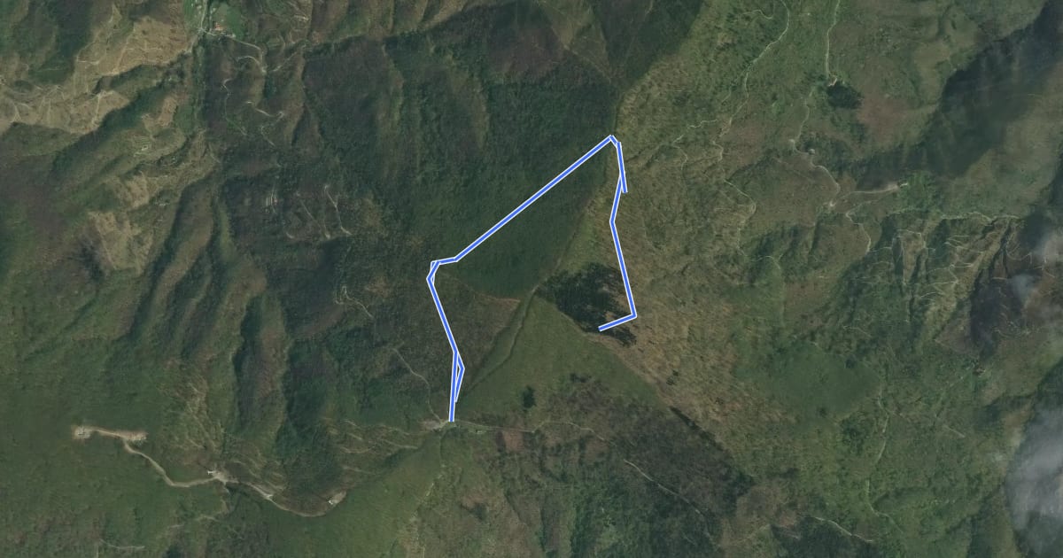 Маршрут Monte Alto на спутниковом снимке