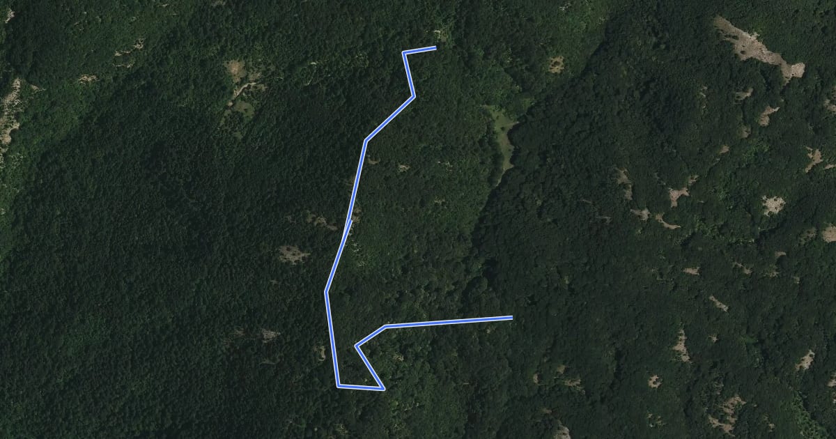 Маршрут Monte Follettoso на спутниковом снимке