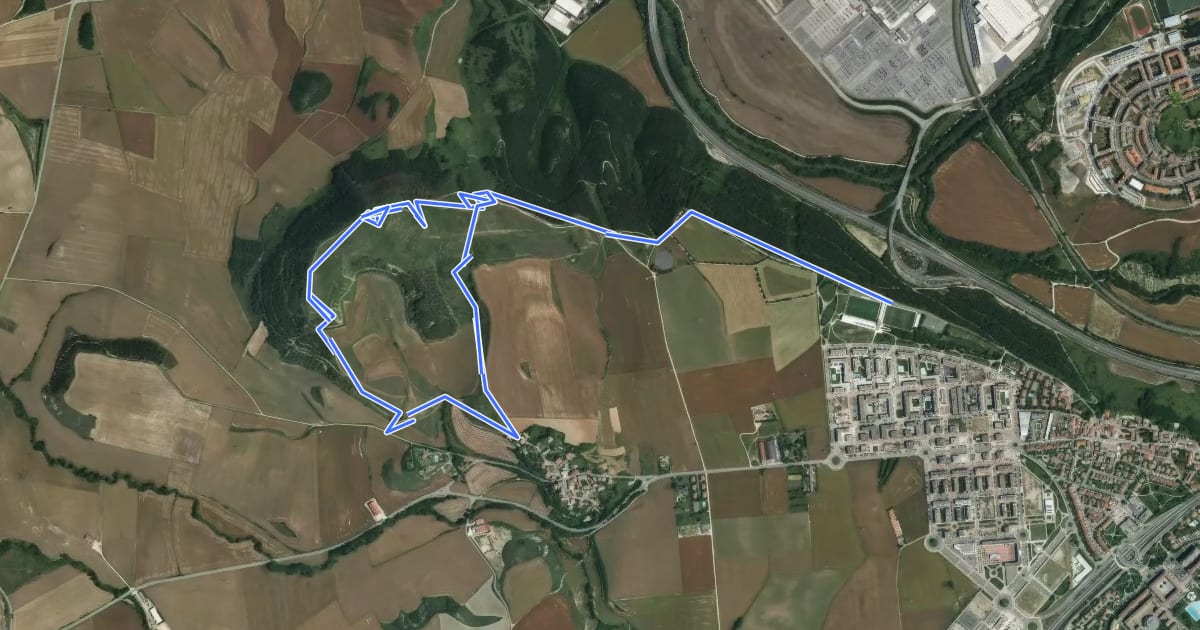 Маршрут Monte Gazolatz на спутниковом снимке