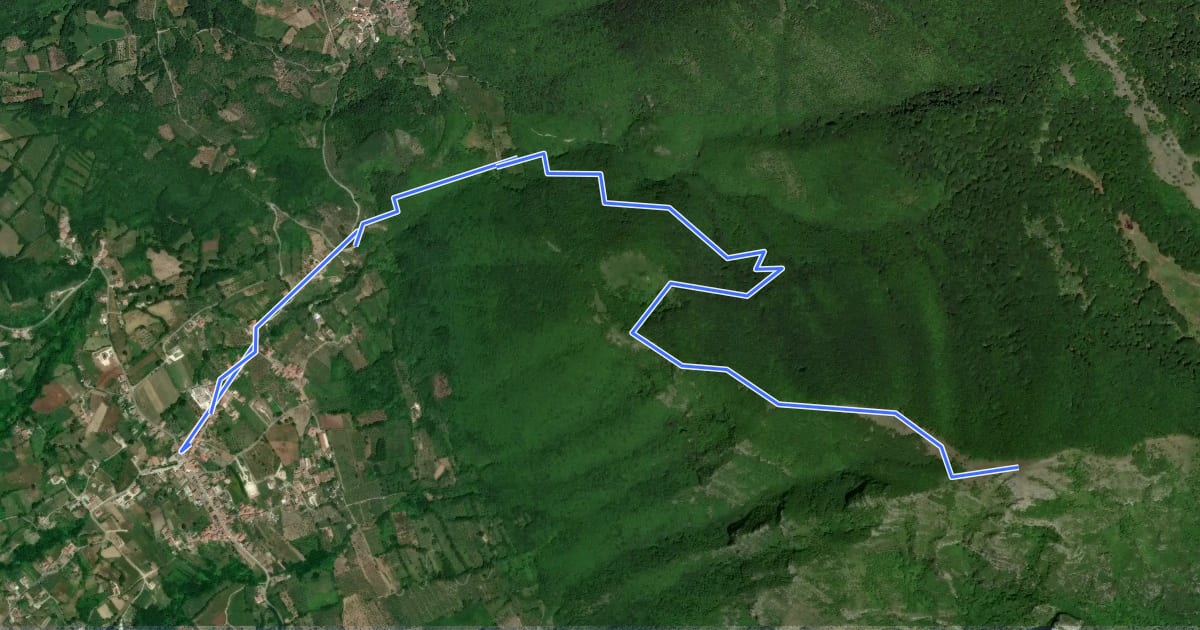 Маршрут Monte Monaco di Gioia на спутниковом снимке