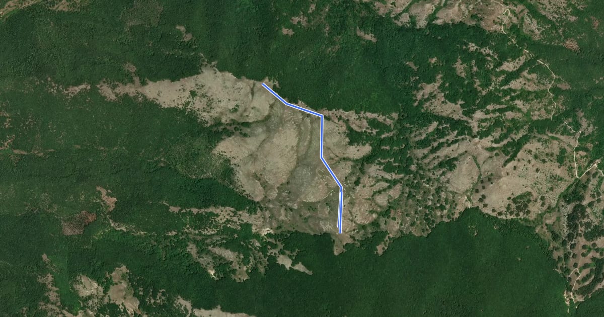 Маршрут Monte Salere на спутниковом снимке