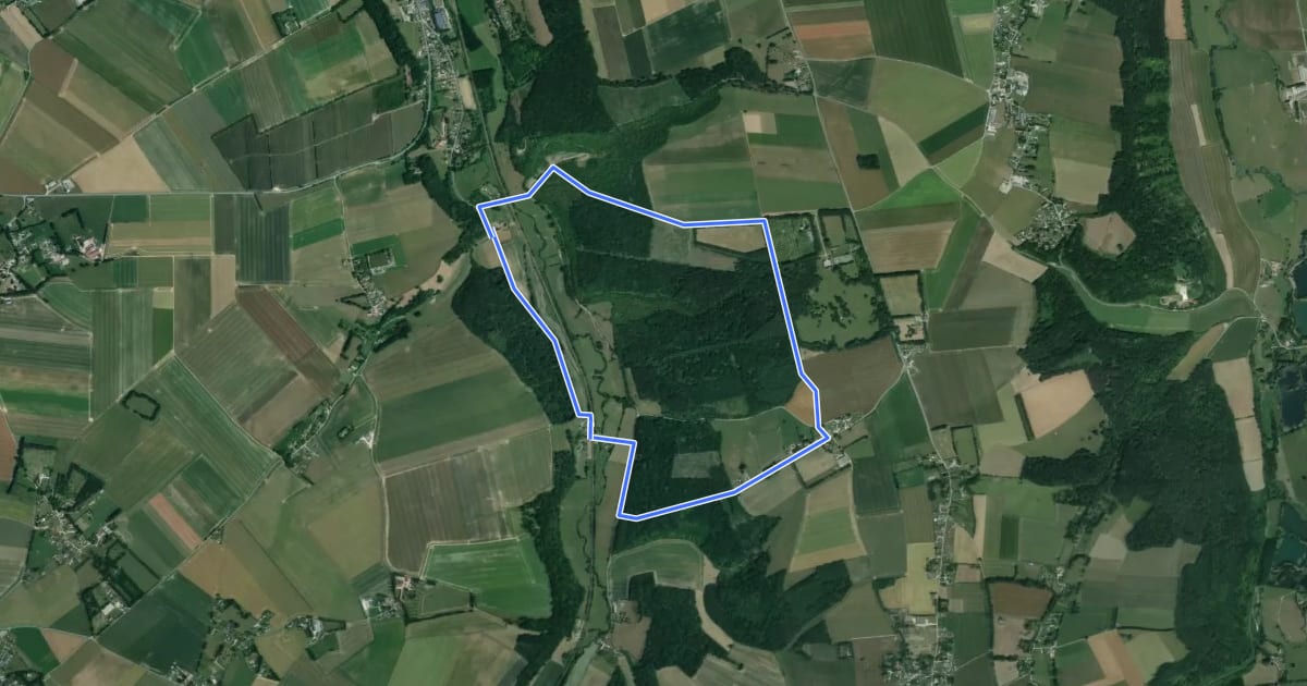 Маршрут Montigny на спутниковом снимке