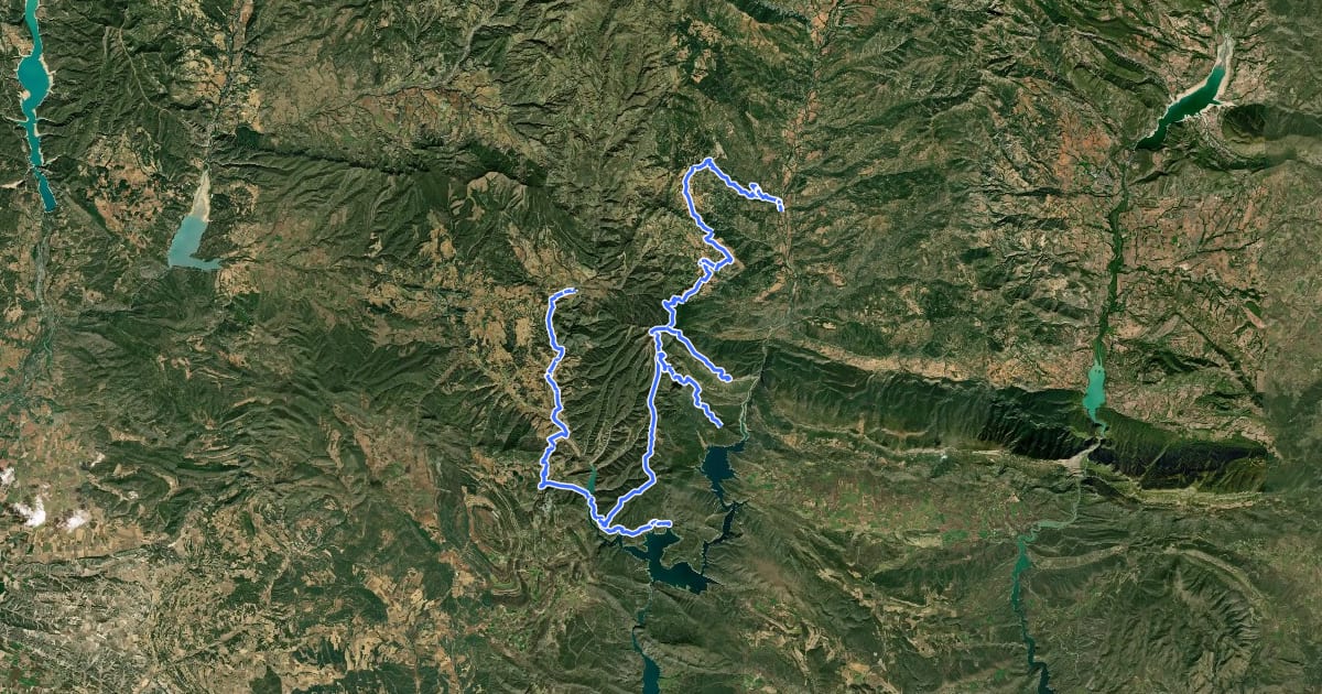 Маршрут Montsec Bikepacking Loop 2 - Montsec d'Estall на спутниковом снимке