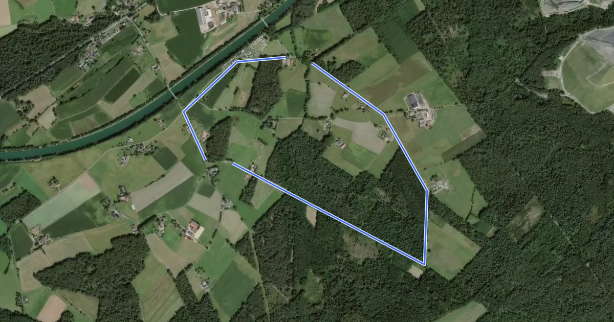 Маршрут Moosenstiege Rundweg A4 на спутниковом снимке