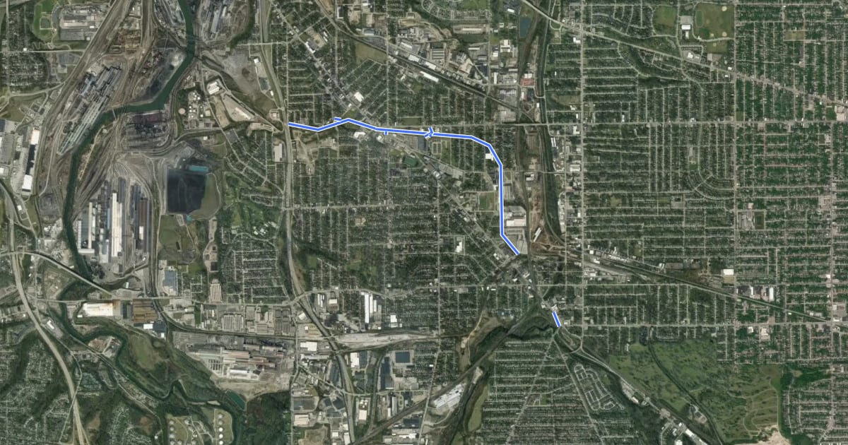 Маршрут Morgana Run Trail на спутниковом снимке