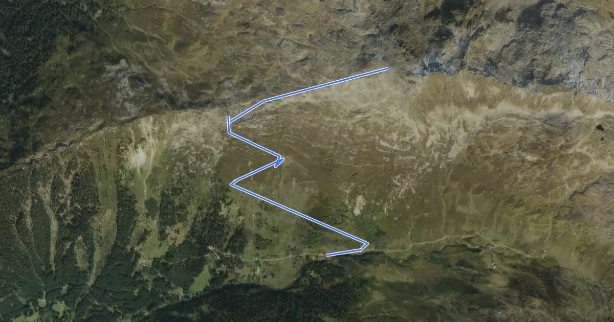 Маршрут Morgenkogel на спутниковом снимке
