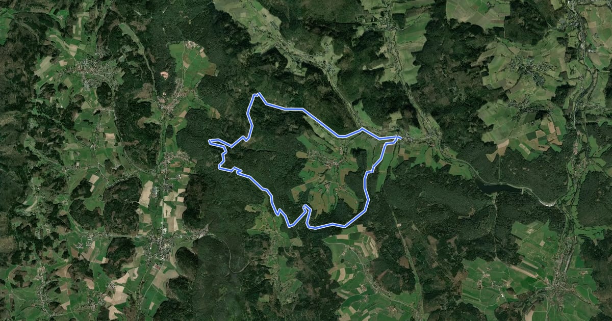 Маршрут Mossautaler Drachenweg 1: Triumphalis на спутниковом снимке