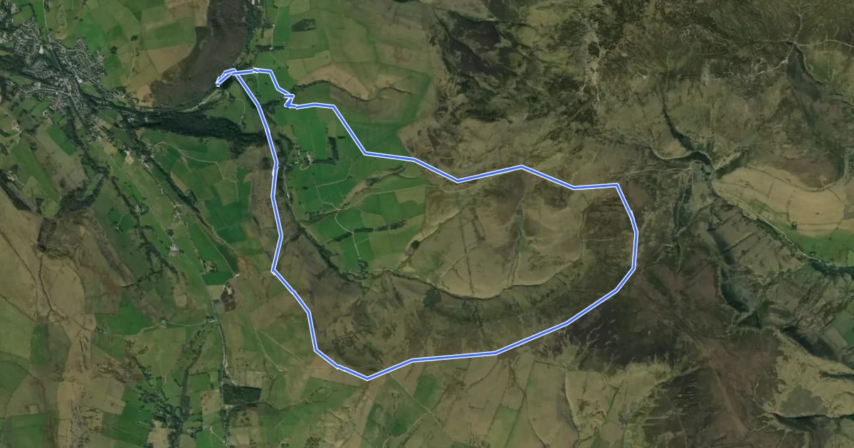 Маршрут Mount Famine, South Head and Brown Knoll (Ethels), High Peak на спутниковом снимке