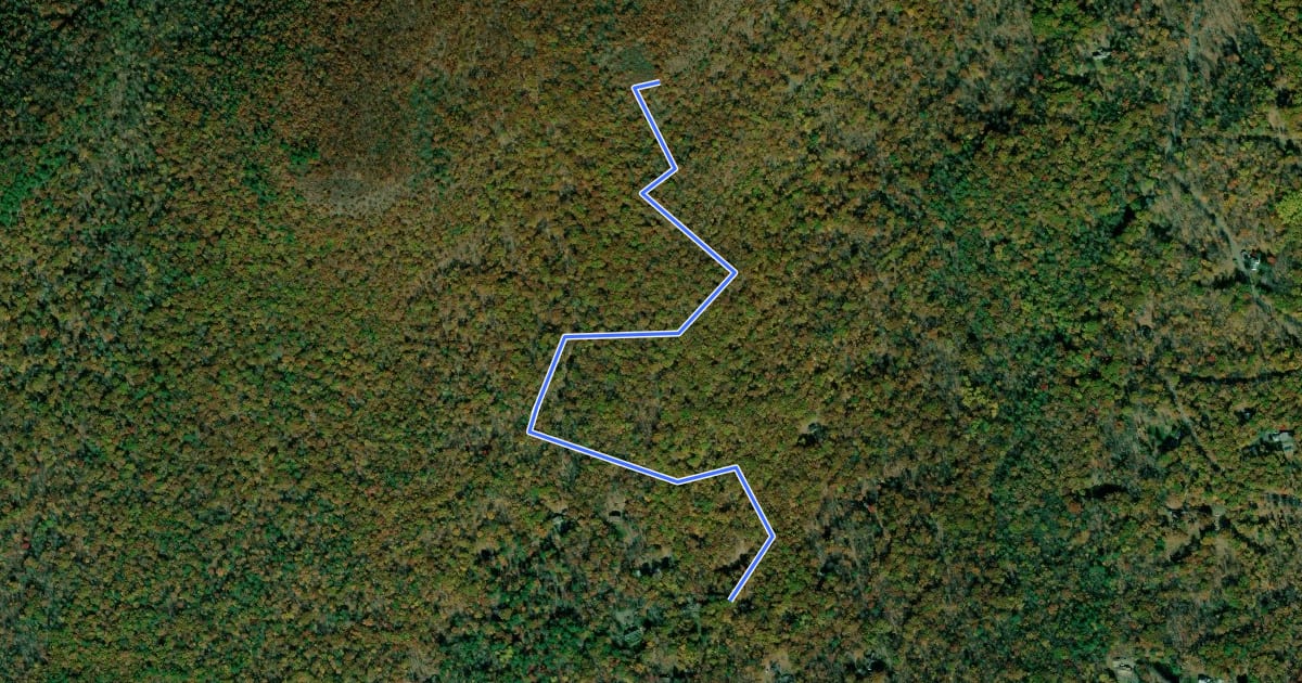 Маршрут Mount Guardian Trail на спутниковом снимке