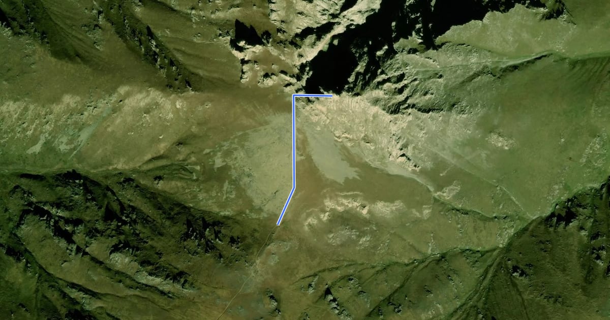 Маршрут Mount Khustup Summit на спутниковом снимке