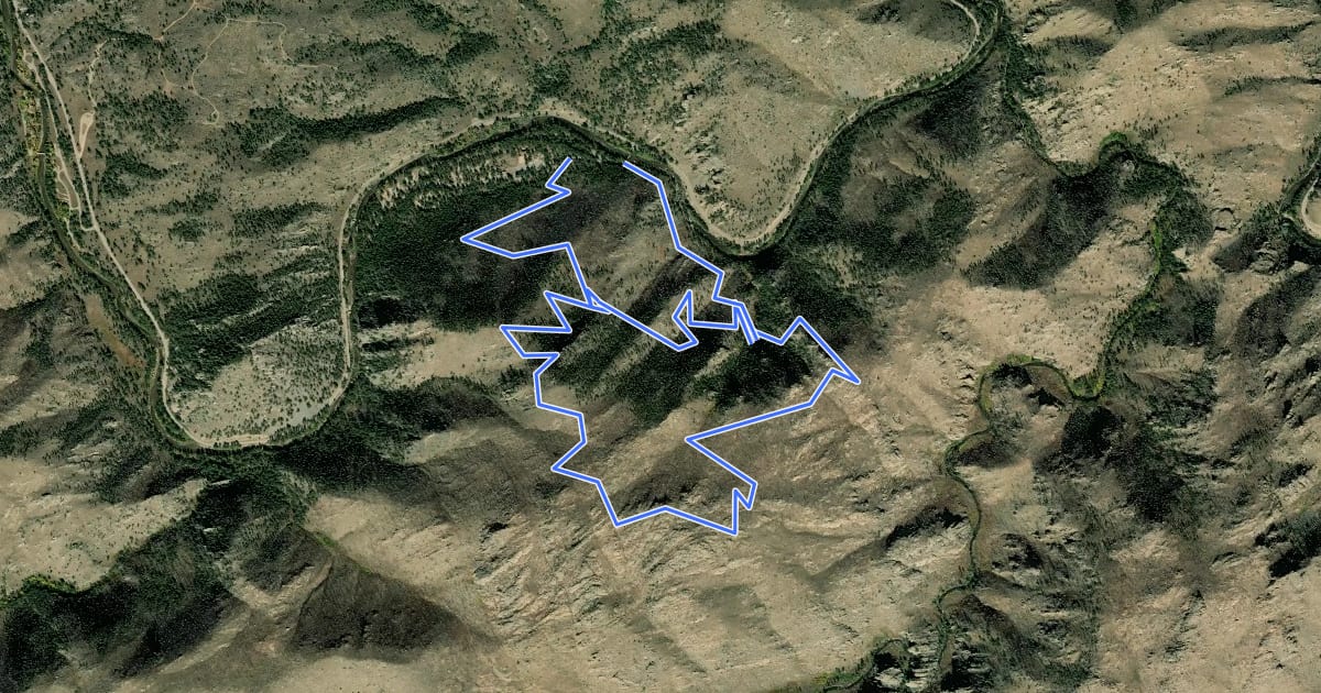 Маршрут Mount McConnel Nature Trail на спутниковом снимке