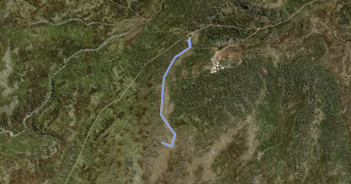 Маршрут Mount Stilwell Walk на спутниковом снимке