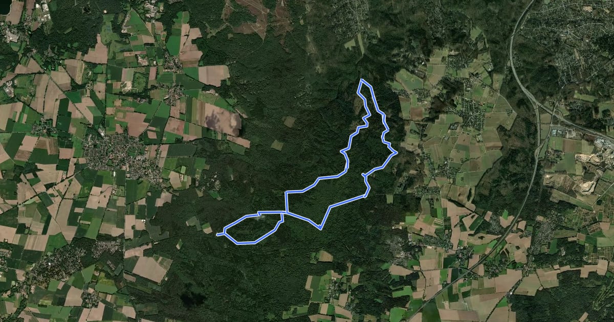 Маршрут Mountainbike-Tour M1 Rosengarten на спутниковом снимке