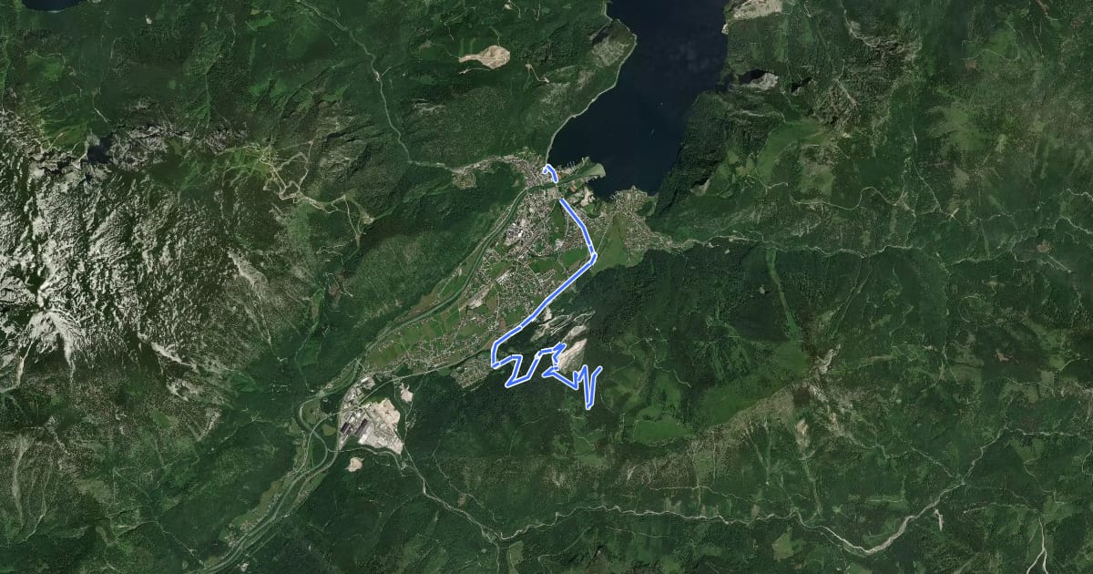 Маршрут Mountainbikestrecke Ascherstraße на спутниковом снимке