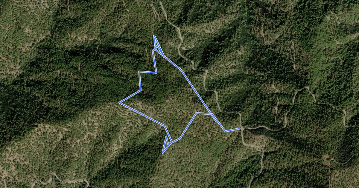 Маршрут Moutti Tou Stavrou Trail на спутниковом снимке