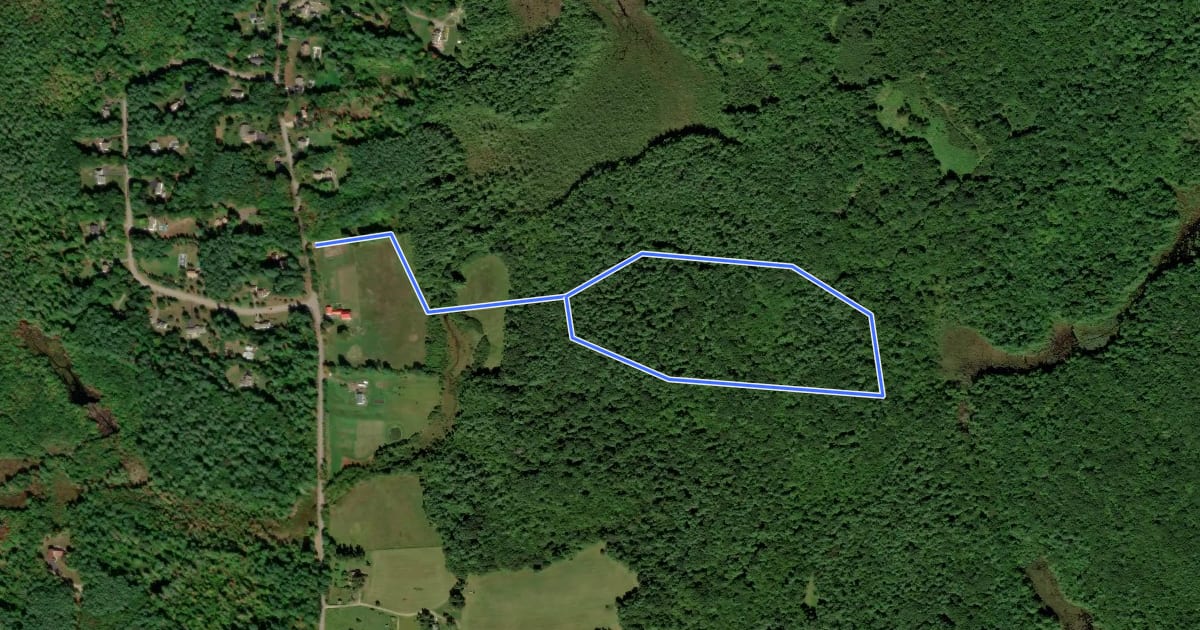 Маршрут Mraz Trail на спутниковом снимке