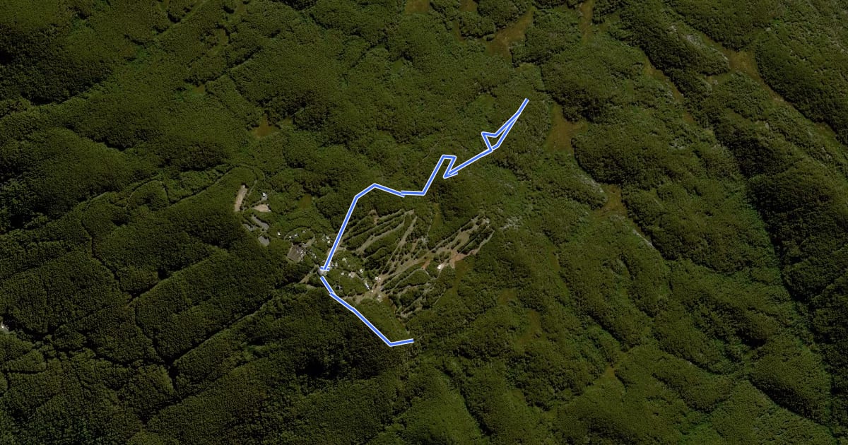 Маршрут Mt Baw Baw Enduro на спутниковом снимке