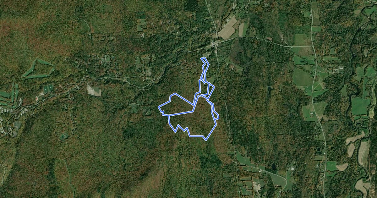 Маршрут MTB Base Camp на спутниковом снимке